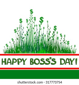 Happy Boss's day. Vector Illustration