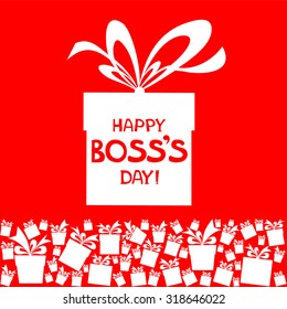 Happy Boss's day. Vector Illustration