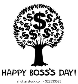 Happy Boss's day. Vector Illustration
