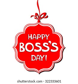 Happy Bosss Day Vector Illustration Stock Vector (Royalty Free ...