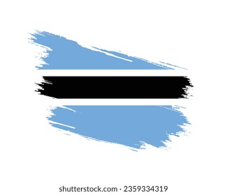 Happy Botswana Independence day, Botswana Independence day, Botswana, Botswana Flag, 30th September, 30 September, Independence Day, Brush Style, Flag, Typographic Vector Design, Editable, Background