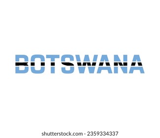 Happy Botswana Independence day, Botswana Independence day, Botswana, Botswana Flag, 30th September, 30 September, Independence Day, National Flag, Creative, Typographic Vector Design, Editable Eps
