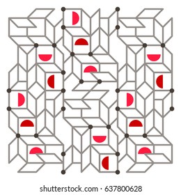 Happy Box Day Pattern as graphic vector for use in an occasion of Birthday’s Blessing.