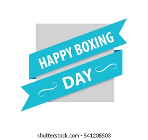 Happy Boxing Day Shape for digital purpose