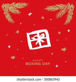 Happy Boxing Day! Vector Illustration