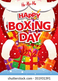 Happy Boxing Day! Vector illustration