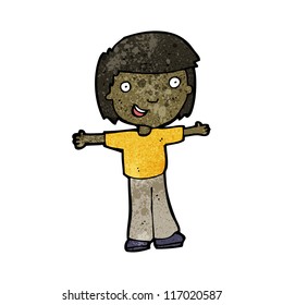 happy boy cartoon