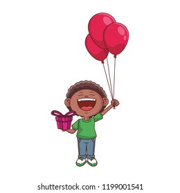 Happy boy cartoon