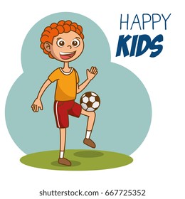 happy boy cartoon 
