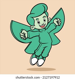 happy boy cartoon for commercial use