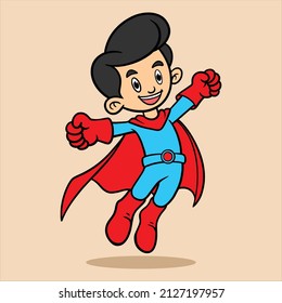 happy boy cartoon for commercial use