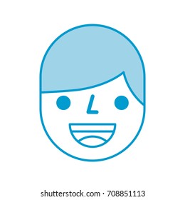 happy boy face expression facial character