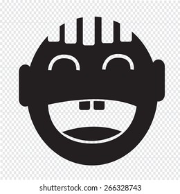 happy boy icon