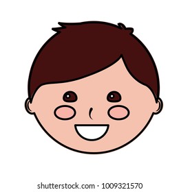 happy boy kid child icon image 