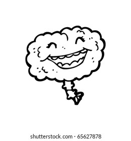 happy brain cartoon
