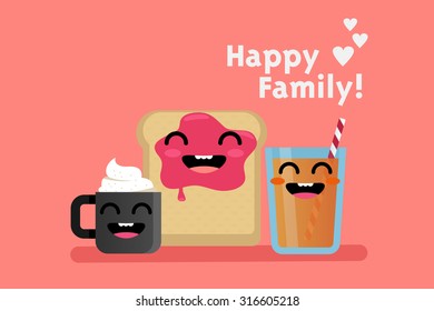 Happy breakfast