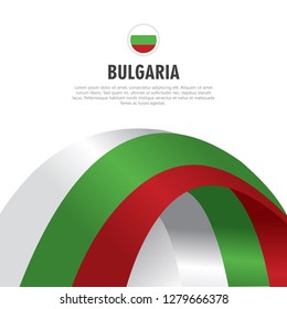 Happy Bulgaria Independence Day Vector Design Illustration Template. 