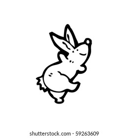 happy bunny drawing