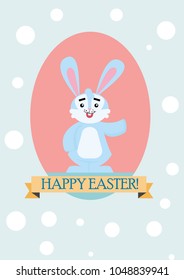 happy bunny easter card