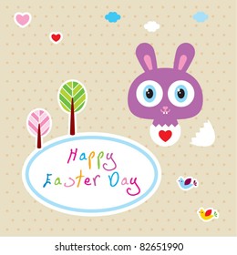 happy bunny easter day