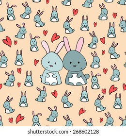 Happy bunny family pattern