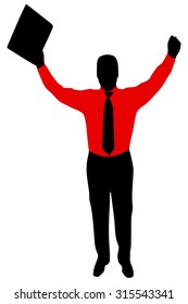 Happy businessman 