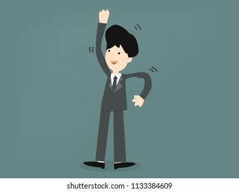 happy businessman desing