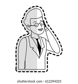 happy businessman icon image 