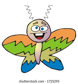 happy butterfly