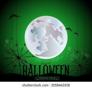 Happy C sale banners or party invitation background.Vector illustration .calligraphy of "halloween"