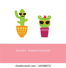 happy cactus honeymoon