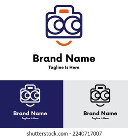 Happy Camera Photography Logo Design