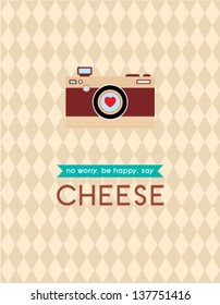 happy camera say cheese