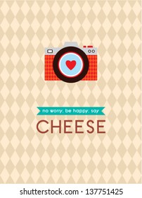 happy camera say cheese
