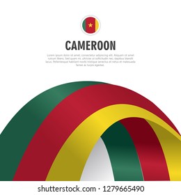 Happy Cameroon  Independence Day Vector Design Illustration Template. 