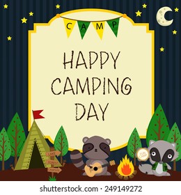 Happy Camping Day Card