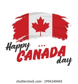 Happy Canada Day. 1st July. National Day of Canada. Vector Illustration. Banner and Greeting Design.