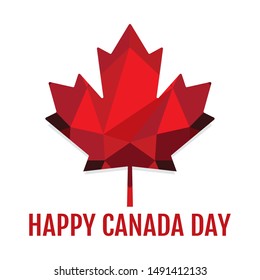 Happy canada day background with some special allusive objects