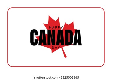 happy canada day, background template Holiday concept