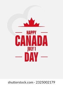 feliz día de canadá, plantilla de fondo Concepto de vacaciones