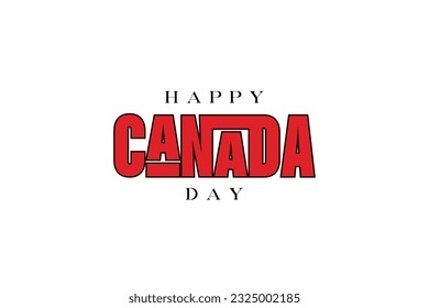 happy canada day, background template Holiday concept