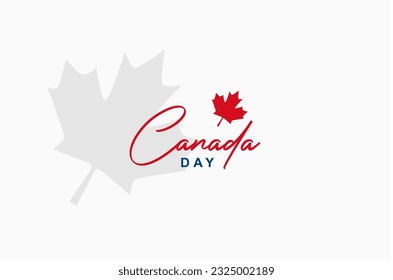 happy canada day, background template Holiday concept