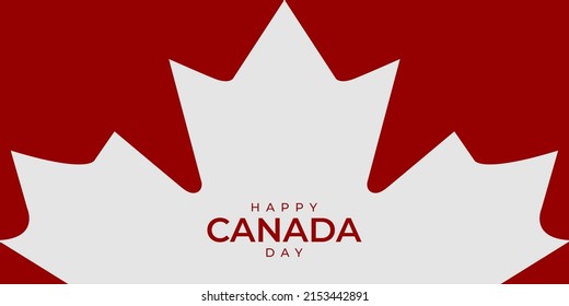 Happy Canada Day Background. Vector File