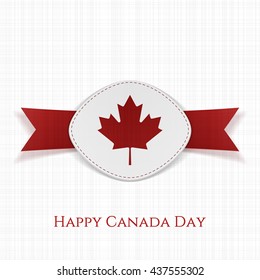 Happy Canada Day festive Card Template