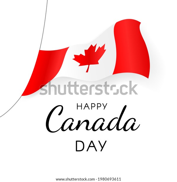 Happy Canada Day Greeting Card Canada Stock Vector Royalty Free 1980693611 Shutterstock 6511