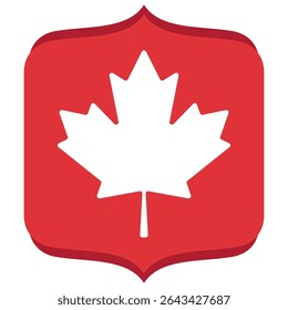 Happy Canada Day. National holiday, celebrated annual in July 1. Canadian flag. Maple leaf. Patriotic symbol and elements. Poster, card, banner and background. Vector illustration