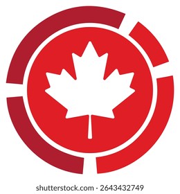 Happy Canada Day. National holiday, celebrated annual in July 1. Canadian flag. Maple leaf. Patriotic symbol and elements. Poster, card, banner and background. Vector illustration
