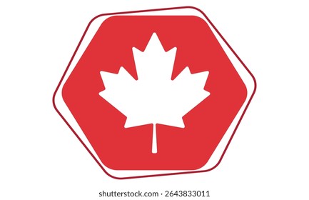 Happy Canada Day. National holiday, celebrated annual in July 1. Canadian flag. Maple leaf. Patriotic symbol and elements. Poster, card, banner and background. Vector illustration