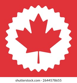 Happy Canada Day. National holiday, celebrated annual in July 1. Canadian flag. Maple leaf. Patriotic symbol and elements. Poster, card, banner and background. Vector illustration