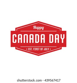 Happy Canada Day poster template